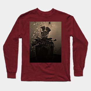 Tinted sepia cyclamen Long Sleeve T-Shirt